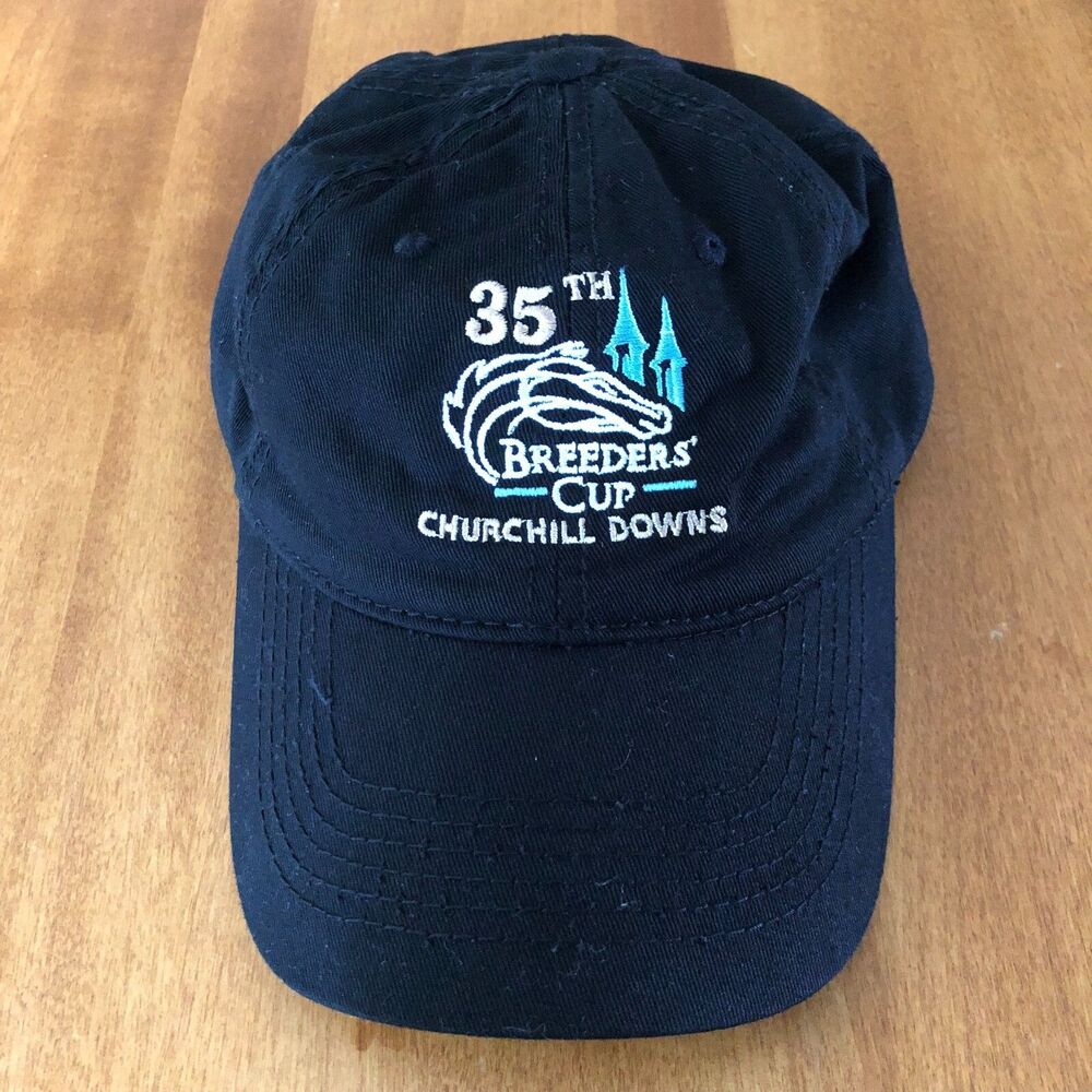 Breeders Cup World Championships Black Ball Cap Hat 2018 35th Churchill Downs
